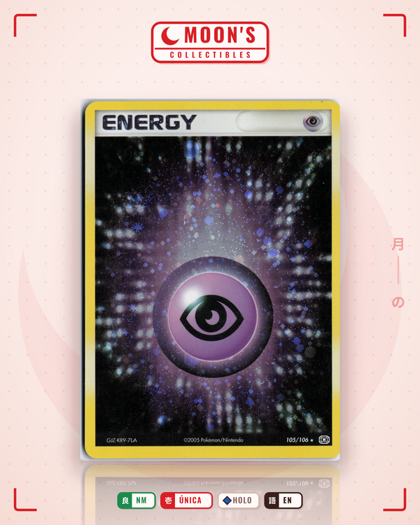 Carta Pokémon Psychic Energy · Emerald #105/106 (NM) — pieza única en Moon's Collectibles México
