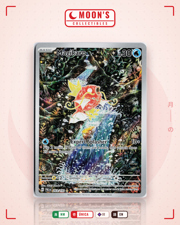 Carta Pokémon Magikarp · Paldea Evolved #203/193 (NM) — pieza única en Moon's Collectibles México