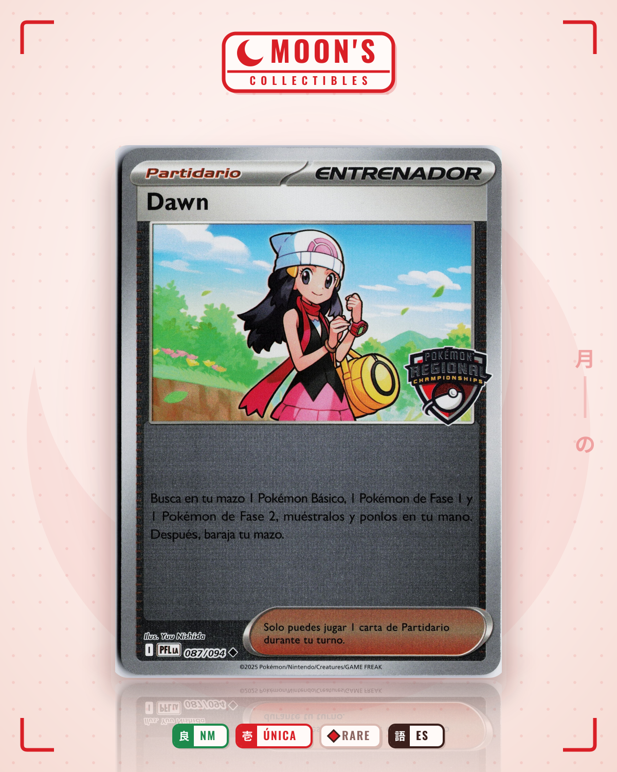 Carta Pokémon Dawn Pokemon Regional ·  #087/094 (NM) — pieza única en Moon's Collectibles México