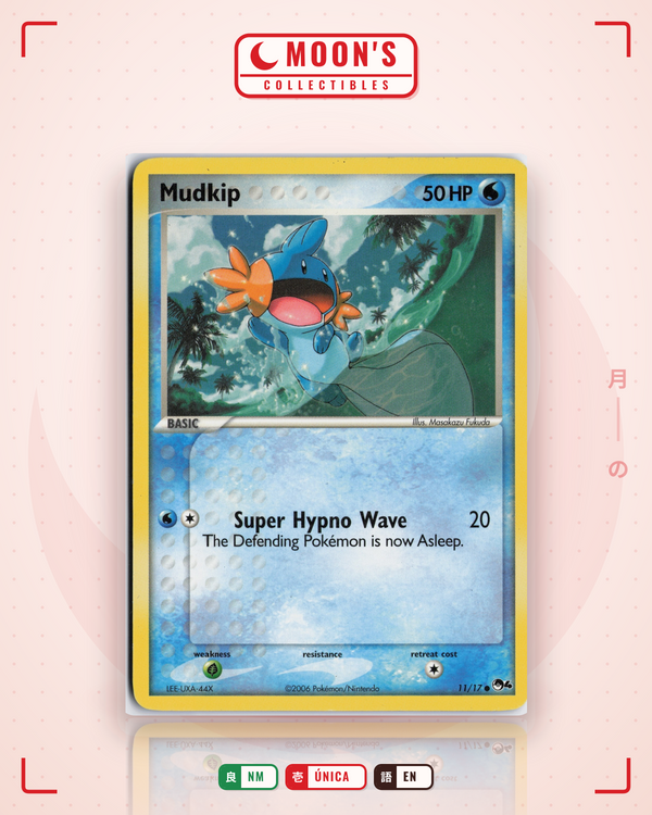 Carta Pokémon Mudkip · POP Series 4 #11/17 (NM) — pieza única en Moon's Collectibles México