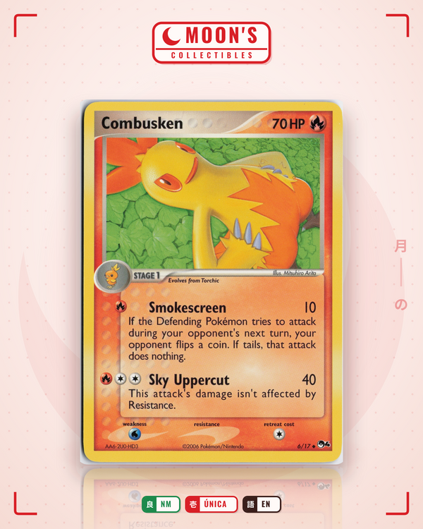 Carta Pokémon Combusken · POP Series 4 #6/17 (NM) — pieza única en Moon's Collectibles México