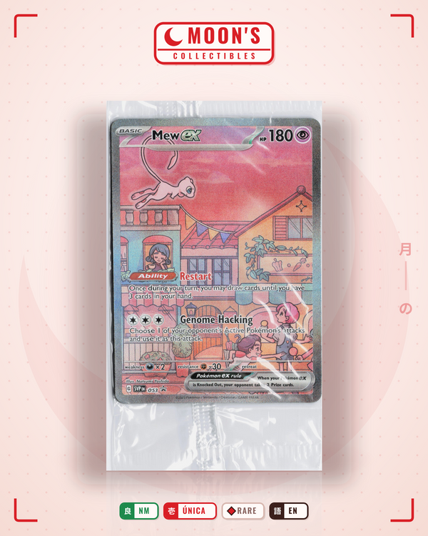 Carta Pokémon Mew ex · Scarlet & Violet Black Star Promos #053 (NM) — pieza única en Moon's Collectibles México