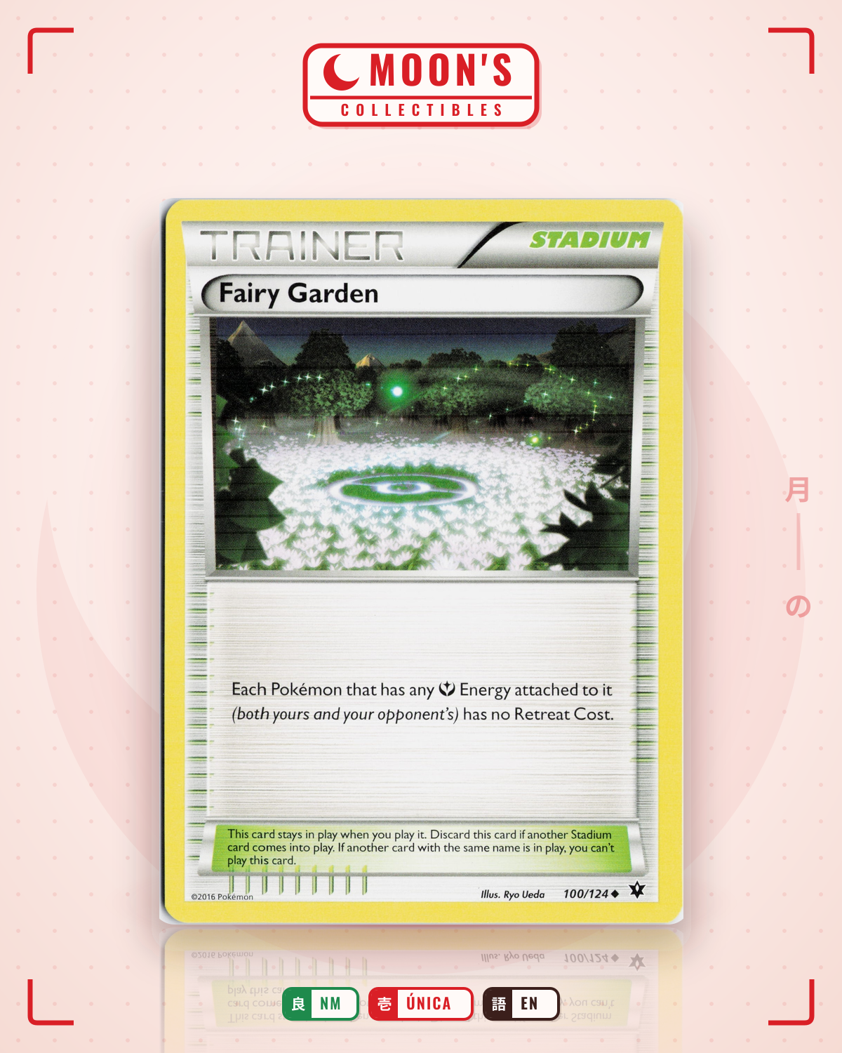 Carta Pokémon Fairy Garden · Fates Collide #100/124 (NM) — pieza única en Moon's Collectibles México