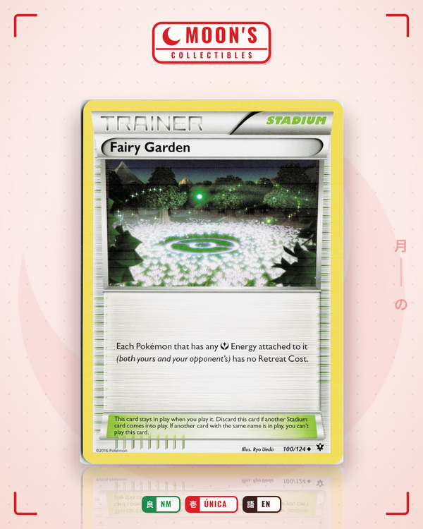 Carta Pokémon Fairy Garden · Fates Collide #100/124 (NM) — pieza única en Moon's Collectibles México