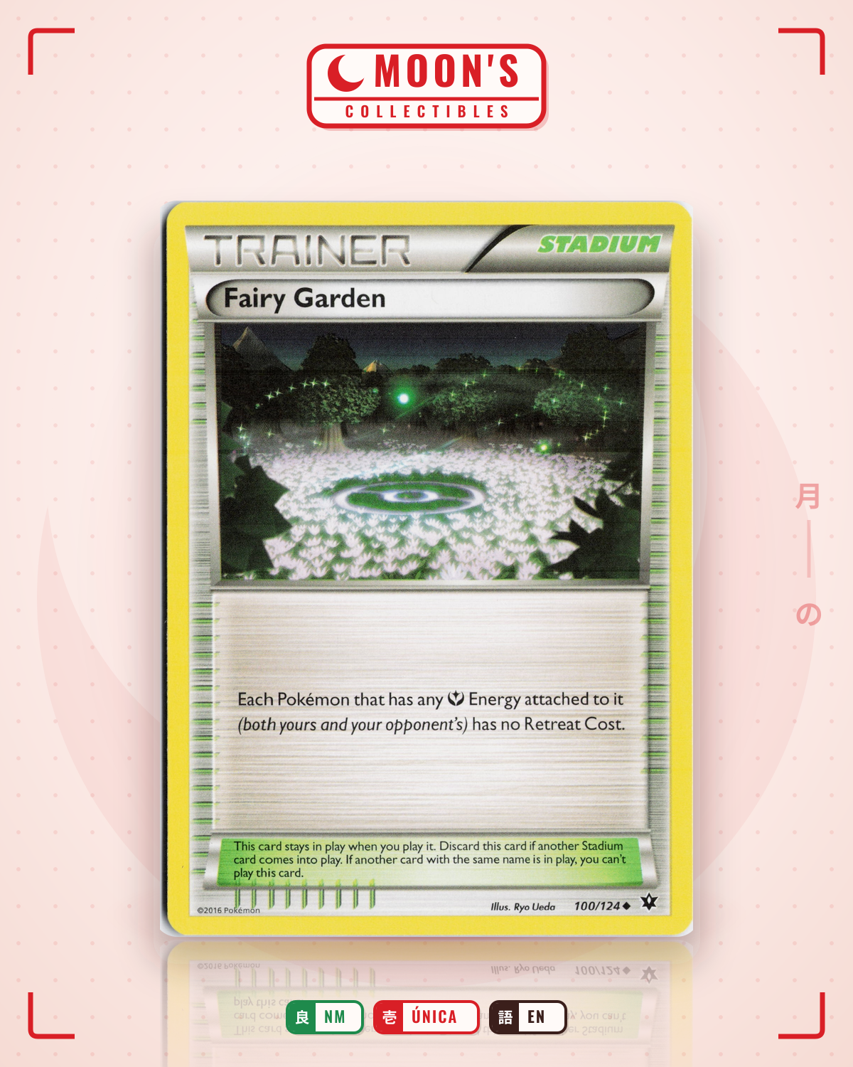 Carta Pokémon Fairy Garden · Fates Collide #100/124 (NM) — pieza única en Moon's Collectibles México