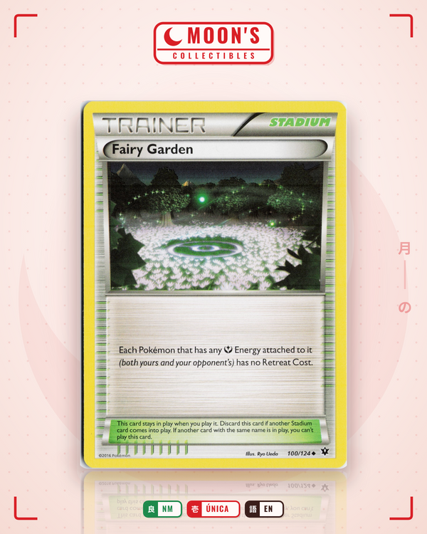 Carta Pokémon Fairy Garden · Fates Collide #100/124 (NM) — pieza única en Moon's Collectibles México