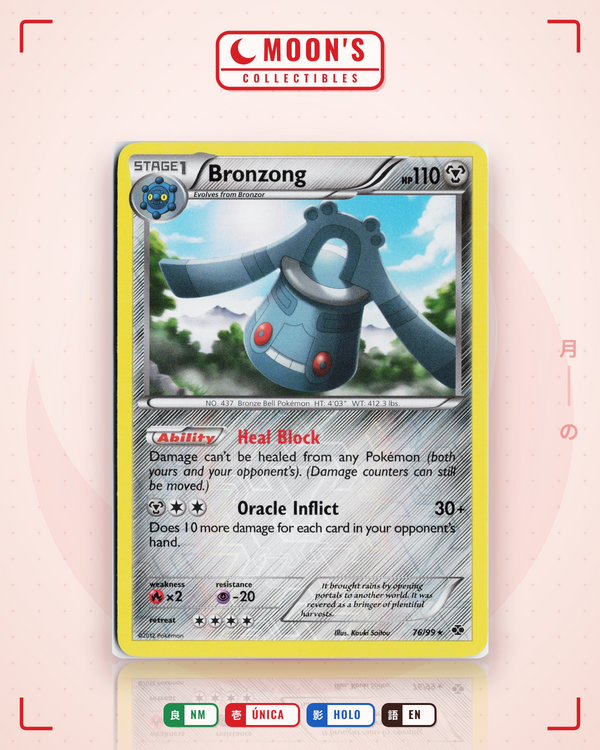 Carta Pokémon Bronzong · Next Destinies #76/99 (NM) — pieza única en Moon's Collectibles México