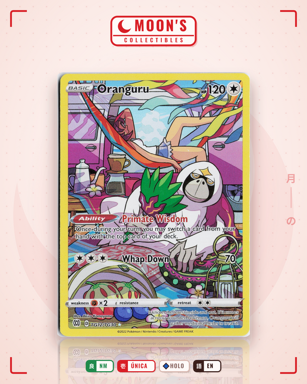 Carta Pokémon Oranguru · Brilliant Stars Trainer Gallery #TG12/TG30 (NM) — pieza única en Moon's Collectibles México