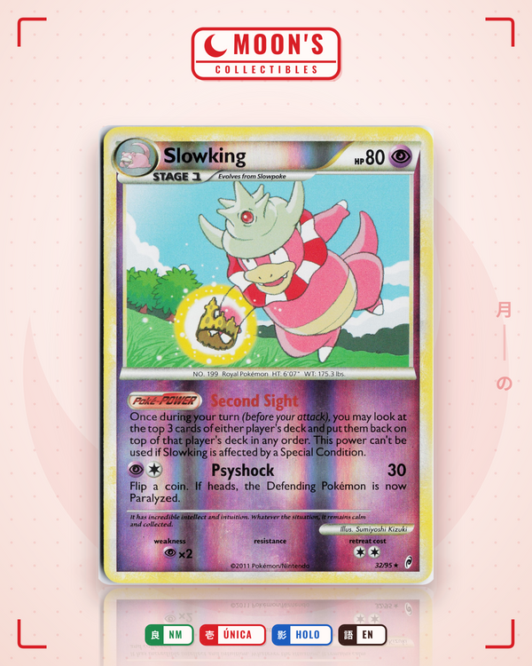 Carta Pokémon Slowking · Call of Legends #32/95 (NM) — pieza única en Moon's Collectibles México