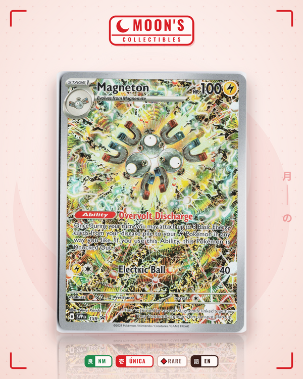 Carta Pokémon Magneton · Scarlet & Violet Black Star Promos #159 (NM) — pieza única en Moon's Collectibles México