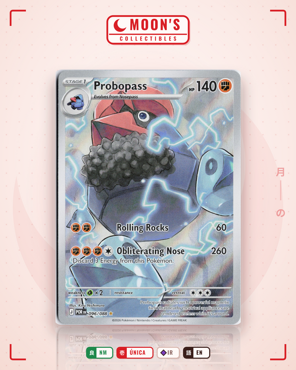 Carta Pokémon Probopass · Perfect Order #096/088 (NM) — pieza única en Moon's Collectibles México