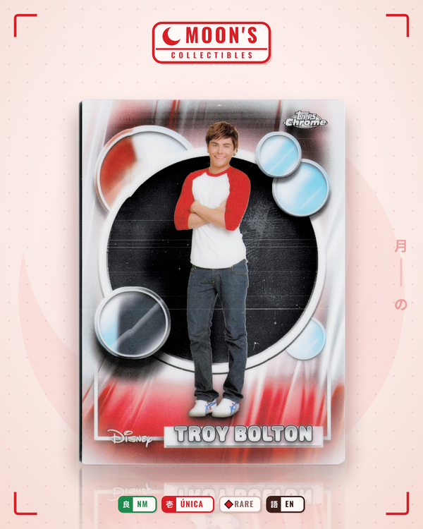 Carta Pokémon Troy Bolton · 2026 Topps Disney Chrome #182 (NM) — pieza única en Moon's Collectibles México