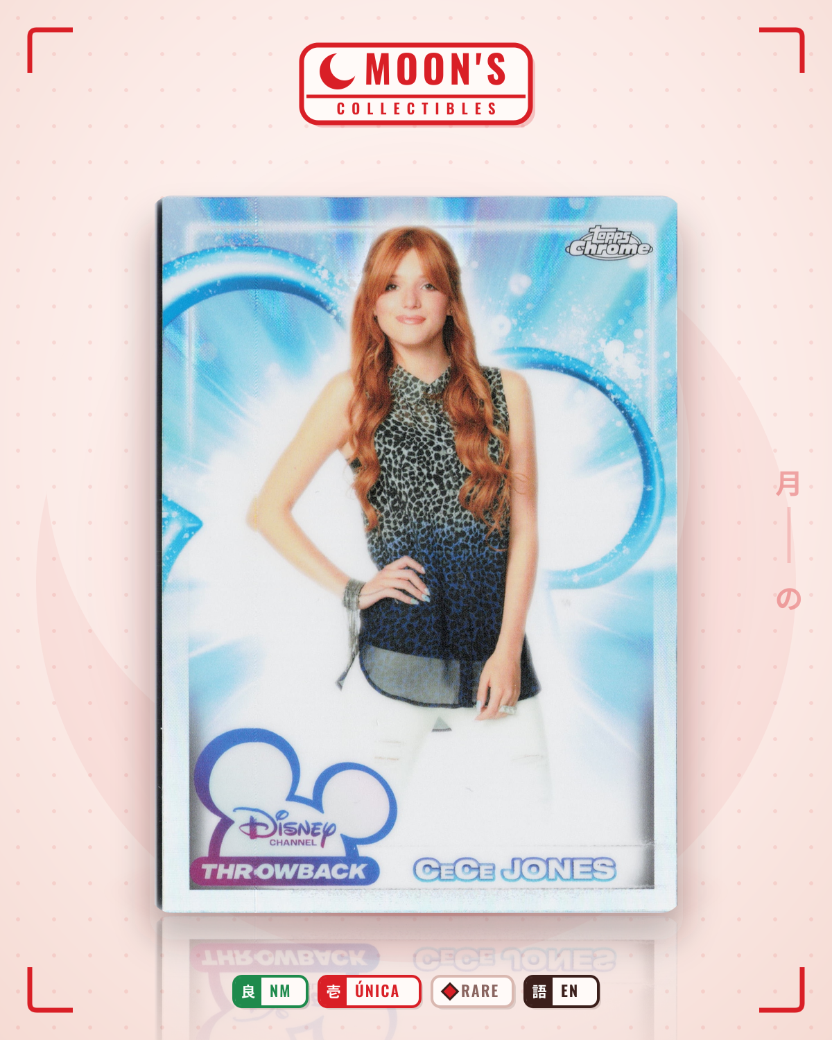 Carta Pokémon CeCe Jones · 2026 Topps Chrome Disney #DC-16 (NM) — pieza única en Moon's Collectibles México