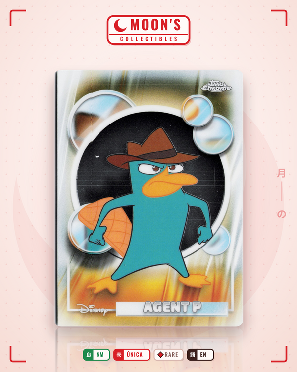 Carta Pokémon Agent P · 2026 Topps Chrome Disney #117 (NM) — pieza única en Moon's Collectibles México