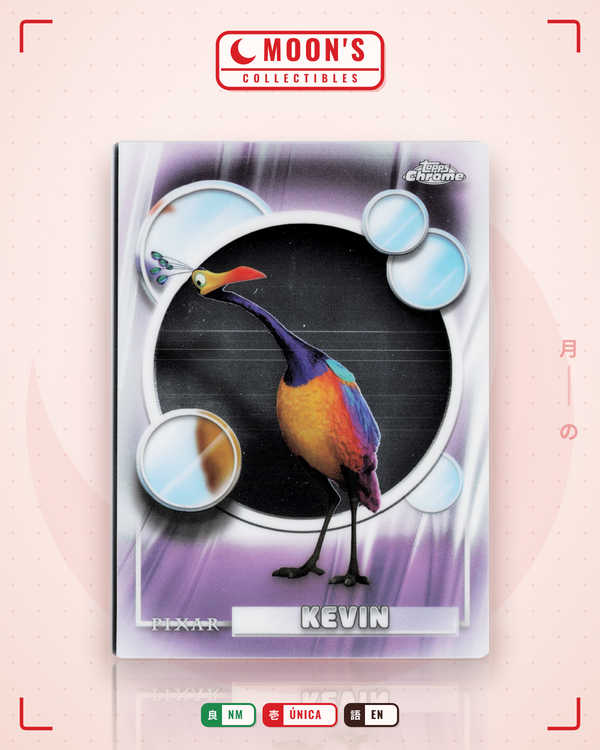 Carta Pokémon Kevin · 2026 Topps Chrome Disney #137 (NM) — pieza única en Moon's Collectibles México