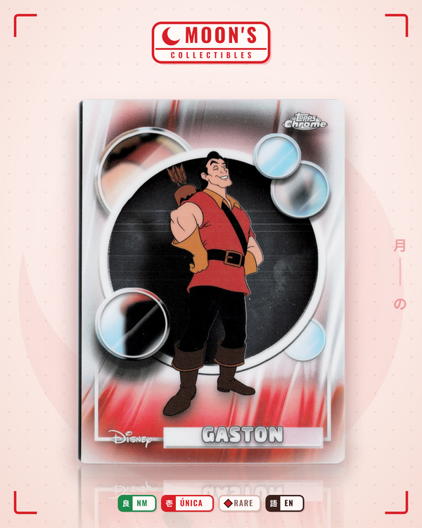 Carta Pokémon Gaston · 2026 Topps Chrome Disney #37 (NM) — pieza única en Moon's Collectibles México