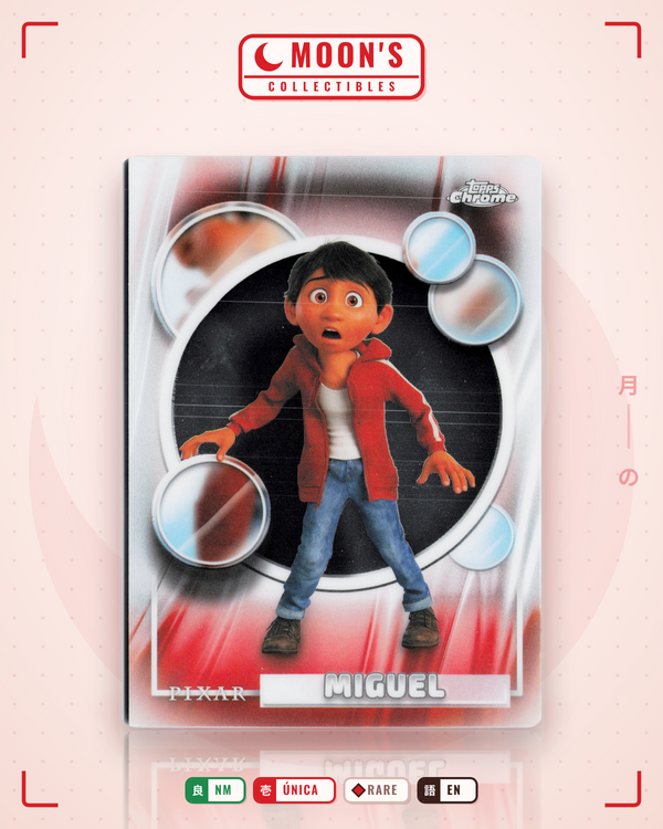 Carta Pokémon Miguel · 2026 Topps Chrome Disney #122 (NM) — pieza única en Moon's Collectibles México