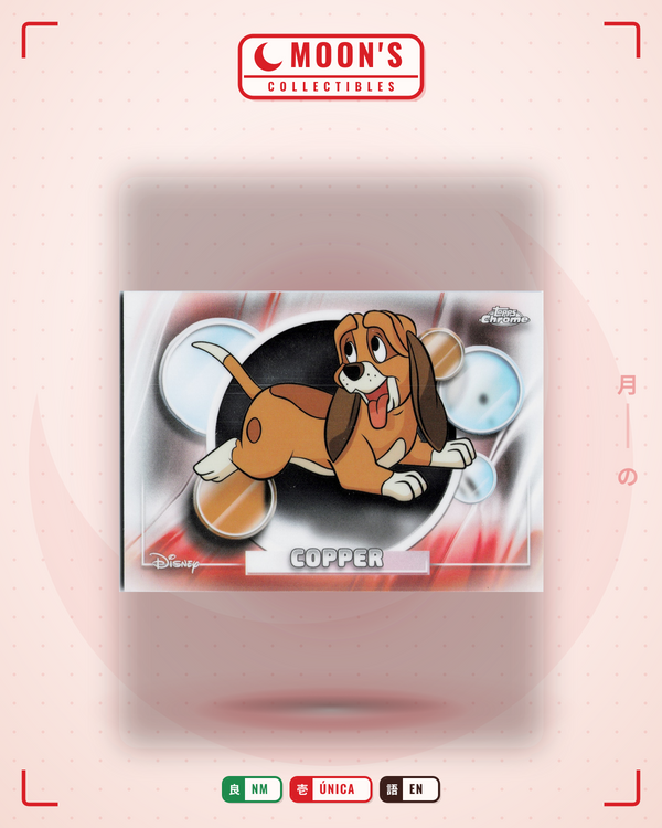 Carta Pokémon Copper · 2026 Topps Chrome Disney #46 (NM) — pieza única en Moon's Collectibles México