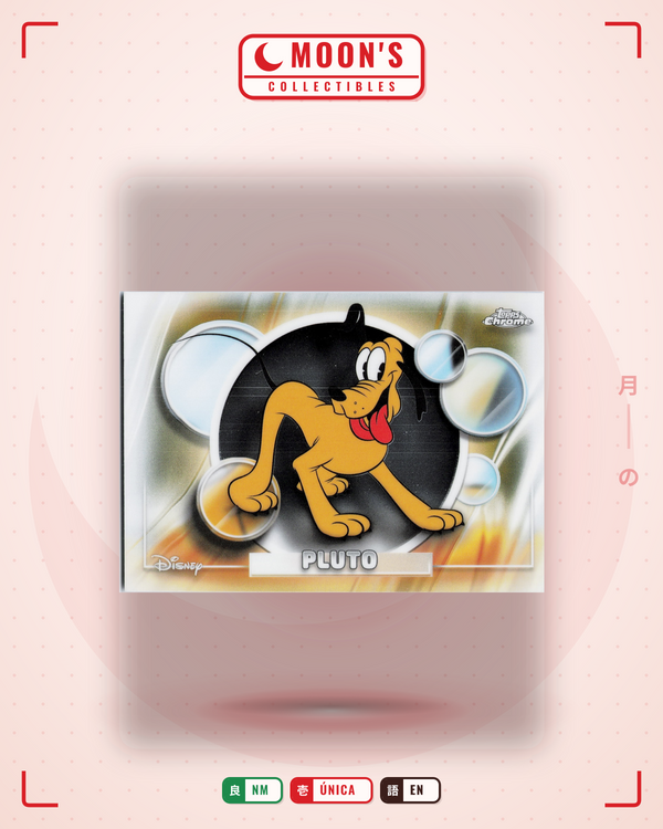 Carta Pokémon Pluto · 2026 Topps Chrome Disney #53 (NM) — pieza única en Moon's Collectibles México