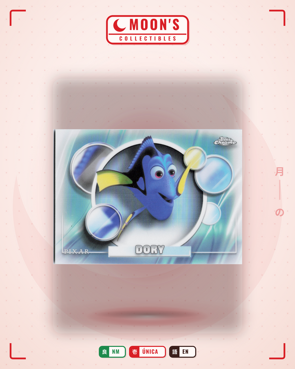 Carta Pokémon Dory (Refractor) · 2026 Topps Chrome Disney #90 (NM) — pieza única en Moon's Collectibles México