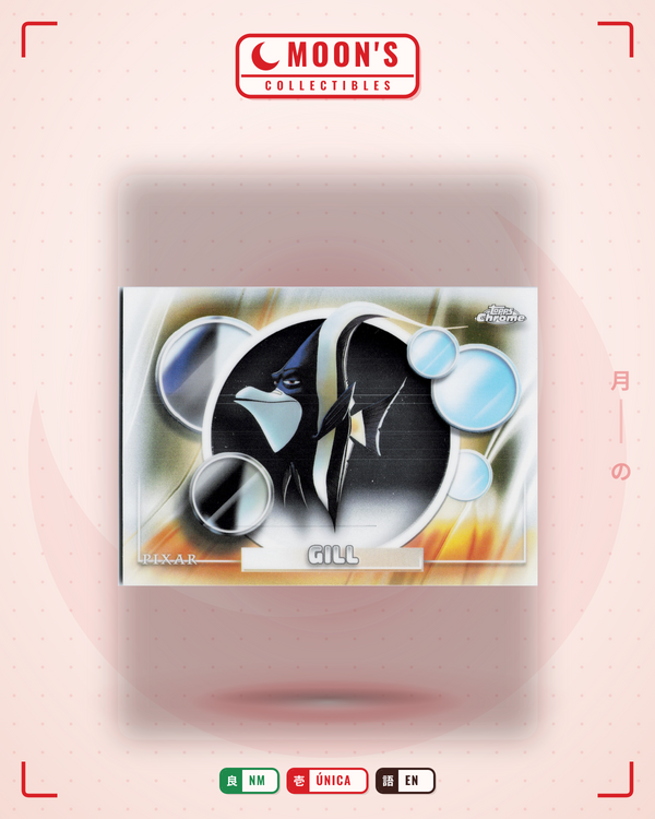 Carta Pokémon Gill · 2026 Topps Chrome Disney #93 (NM) — pieza única en Moon's Collectibles México