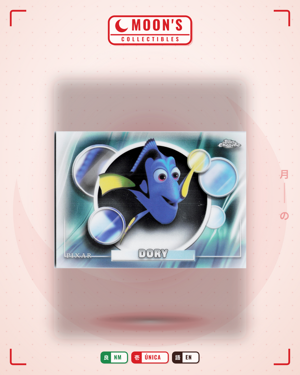 Carta Pokémon Dory · 2026 Topps Chrome Disney #90 (NM) — pieza única en Moon's Collectibles México