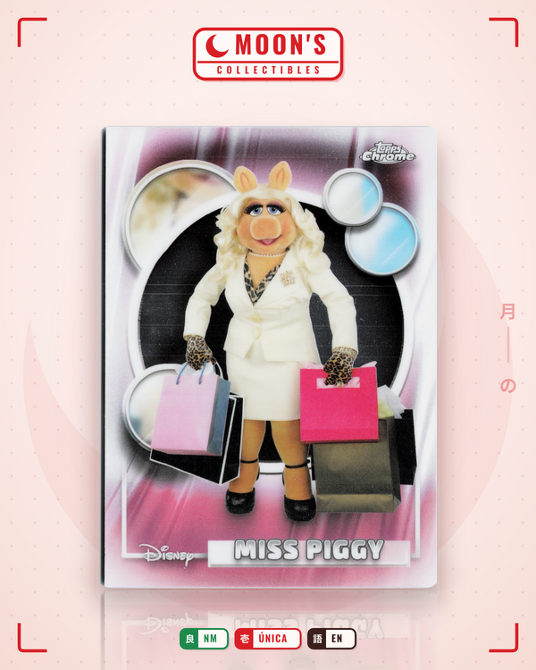 Carta Pokémon Miss Piggy · 2026 Topps Chrome Disney #61 (NM) — pieza única en Moon's Collectibles México