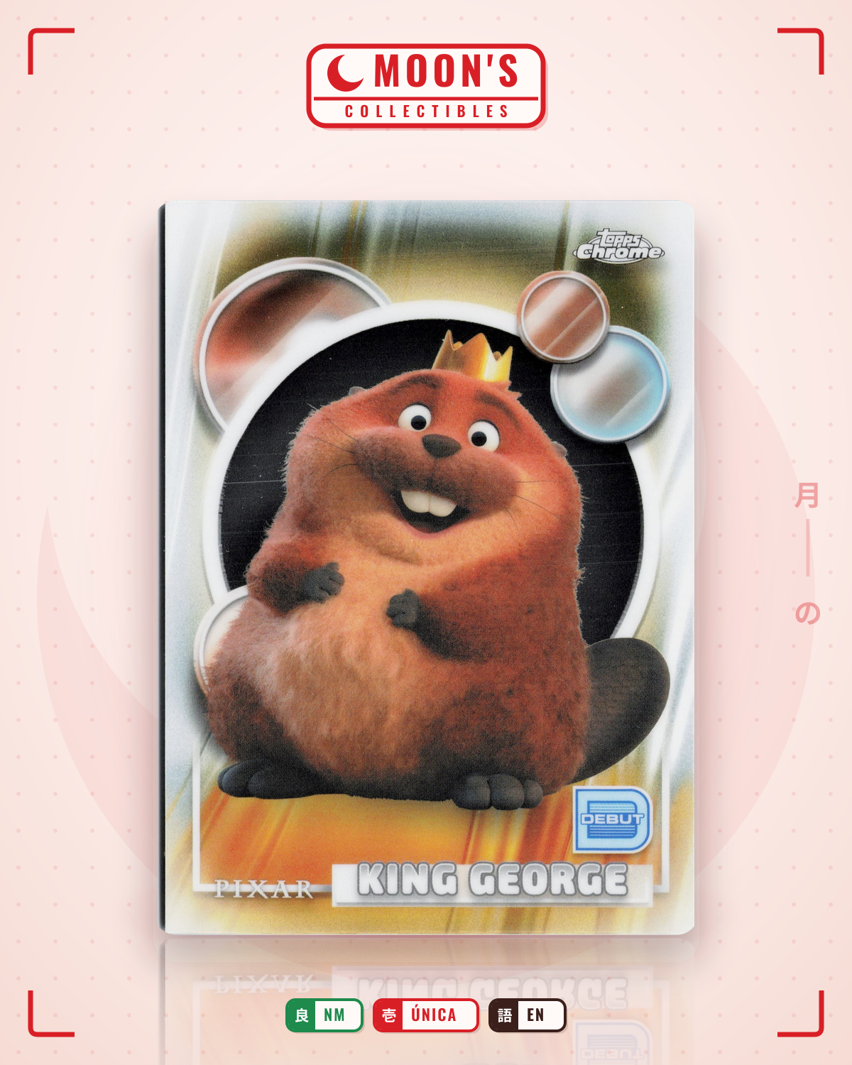 Carta Pokémon King George · 2026 Topps Chrome Disney #111 (NM) — pieza única en Moon's Collectibles México
