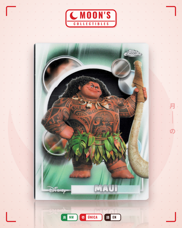 Carta Pokémon Maui · 2026 Topps Chrome Disney #11 (NM) — pieza única en Moon's Collectibles México