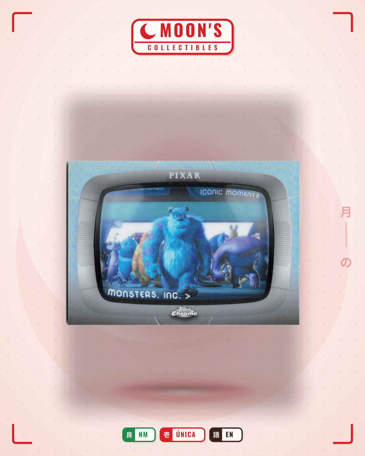 Carta Pokémon Meet The Scarers · 2026 Topps Chrome Disney #IM-8 (NM) — pieza única en Moon's Collectibles México