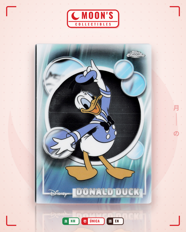 Carta Pokémon Donald Duck · 2026 Topps Chrome Disney #99 (NM) — pieza única en Moon's Collectibles México