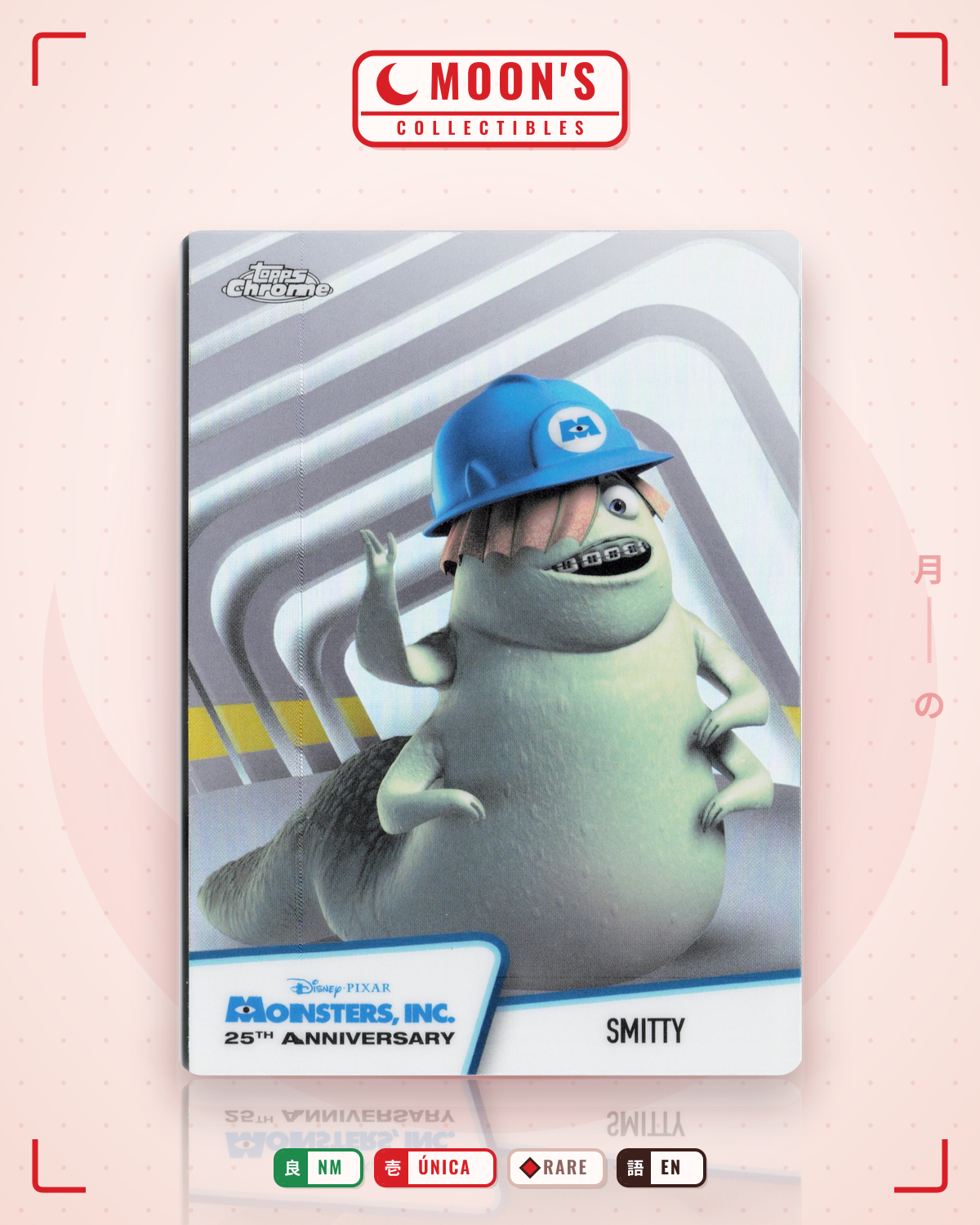 Carta Pokémon Smitty · 2026 Topps Chrome Disney #MI-8 (NM) — pieza única en Moon's Collectibles México