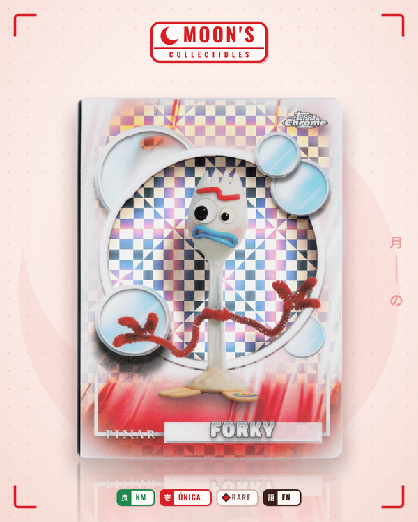 Carta Pokémon Forky · 2026 Topps Chrome Disney #192 (NM) — pieza única en Moon's Collectibles México