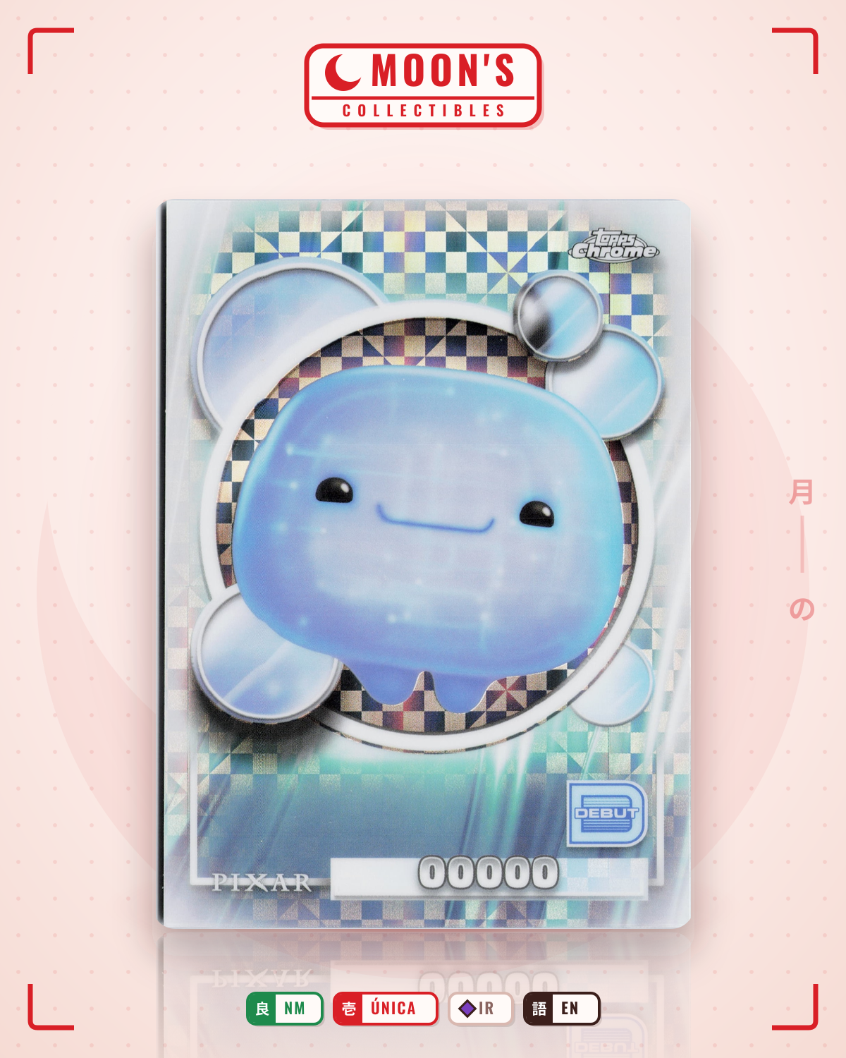 Carta Pokémon Ooooo X-Fractor · Topps Chrome Disney 2026 #142 (NM) — pieza única en Moon's Collectibles México