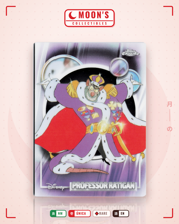 Carta Pokémon Professor Ratigan · Topps Chrome Disney 2026 #41 (NM) — pieza única en Moon's Collectibles México