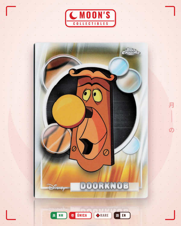Carta Pokémon Doorknob · Topps Chrome Disney 2026 #80 (NM) — pieza única en Moon's Collectibles México