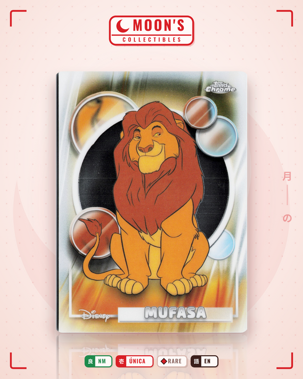 Carta Pokémon Mufasa · Topps Chrome Disney 2026 #164 (NM) — pieza única en Moon's Collectibles México