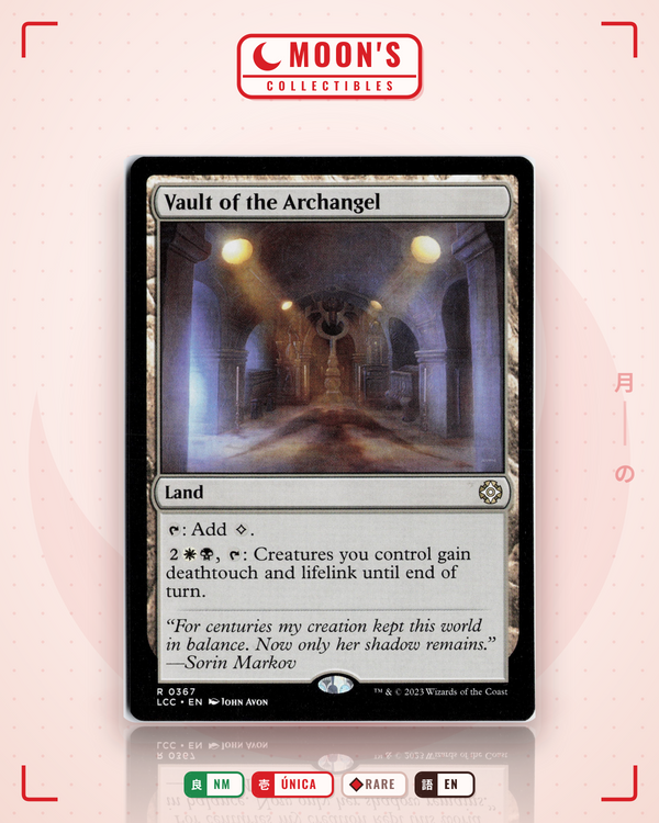 Carta Pokémon Vault of the Archangel · The Lost Caverns of Ixalan Commander #367 (NM) — pieza única en Moon's Collectibles México