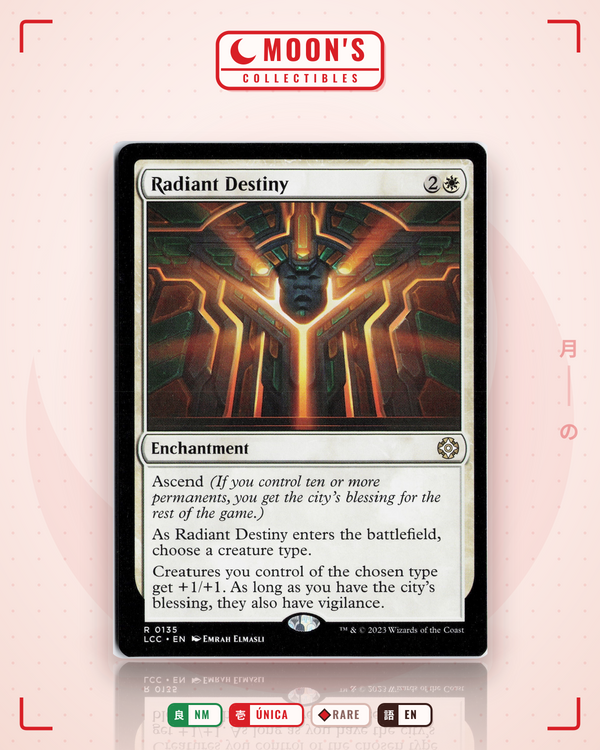 Carta Pokémon Radiant Destiny · The Lost Caverns of Ixalan Commander #135 (NM) — pieza única en Moon's Collectibles México