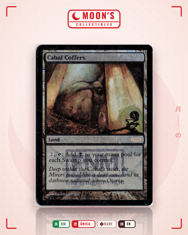 Carta Pokémon Cabal Coffers (Foil) · Friday Night Magic 2007 #10 (NM) — pieza única en Moon's Collectibles México