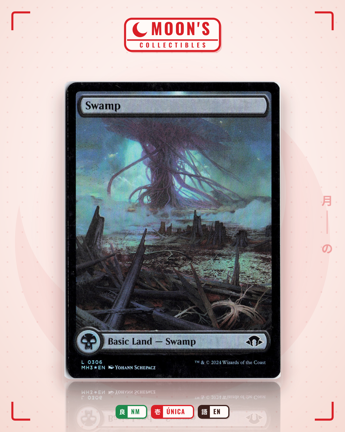 Carta Pokémon Swamp (Foil) · Modern Horizons 3 #306 (NM) — pieza única en Moon's Collectibles México