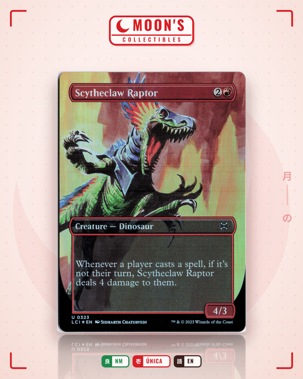Carta Pokémon Scytheclaw Raptor (Foil) · The Lost Caverns of Ixalan #323 (NM) — pieza única en Moon's Collectibles México
