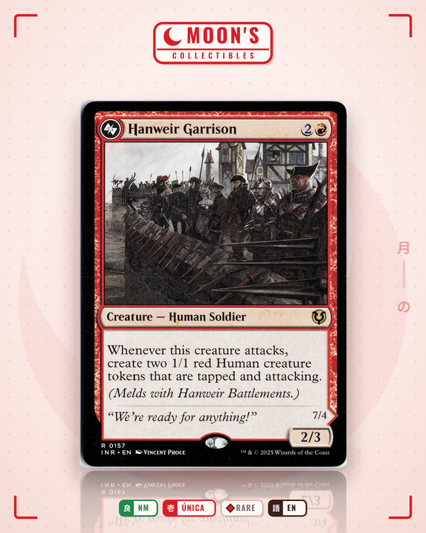 Carta Pokémon Hanweir Garrison · Innistrad Remastered #157 (NM) — pieza única en Moon's Collectibles México