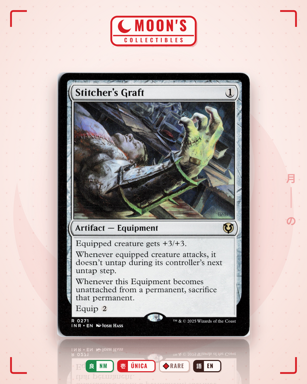Carta Pokémon Stitcher's Graft · Innistrad Remastered #271 (NM) — pieza única en Moon's Collectibles México