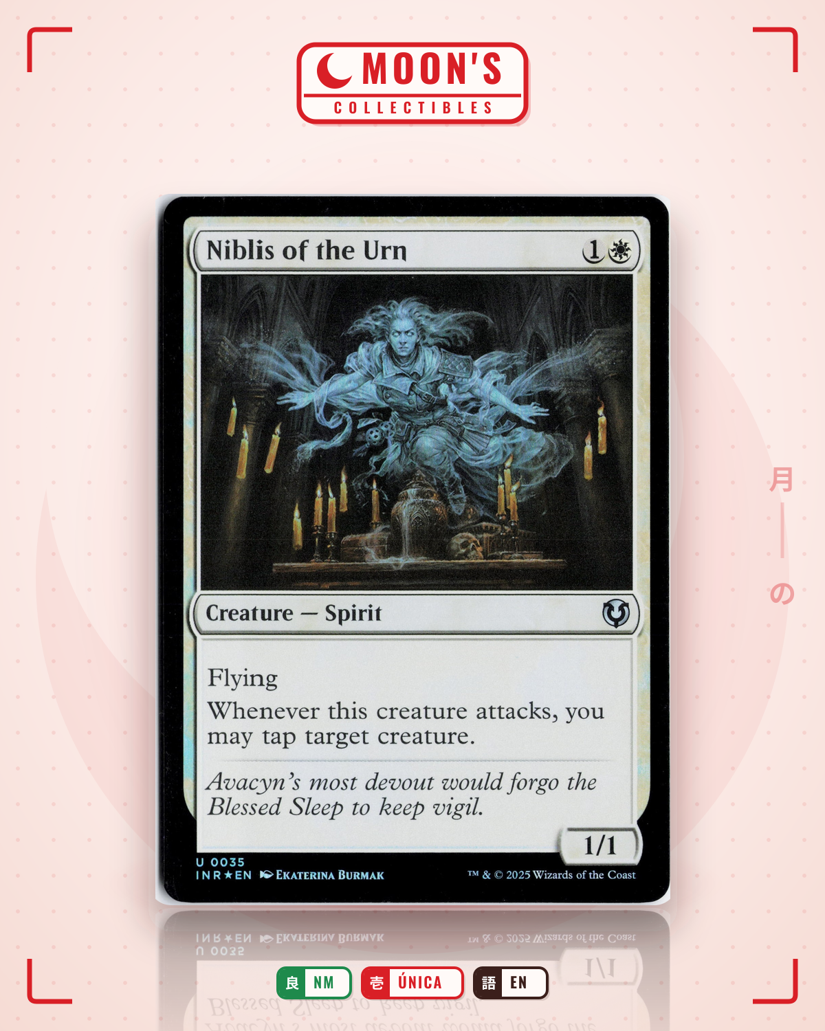 Carta Pokémon Niblis of the Urn (Foil) · Innistrad Remastered #35 (NM) — pieza única en Moon's Collectibles México