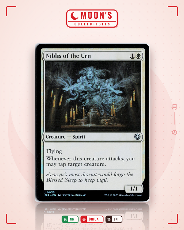 Carta Pokémon Niblis of the Urn (Foil) · Innistrad Remastered #35 (NM) — pieza única en Moon's Collectibles México