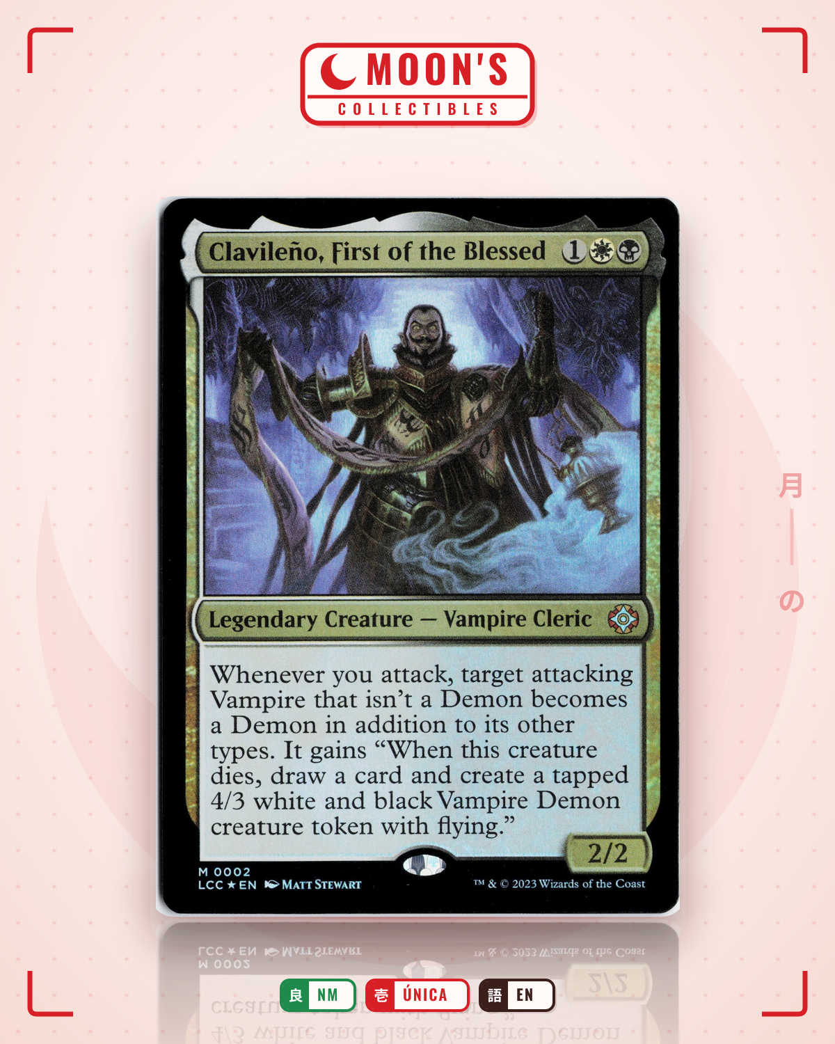 Carta Pokémon Clavileño, First of the Blessed (Foil) · The Lost Caverns of Ixalan Commander #2 (NM) — pieza única en Moon's Collectibles México