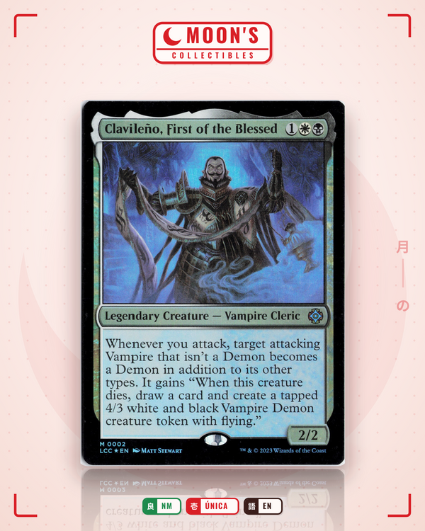 Carta Pokémon Clavileño, First of the Blessed (Foil) · The Lost Caverns of Ixalan Commander #2 (NM) — pieza única en Moon's Collectibles México