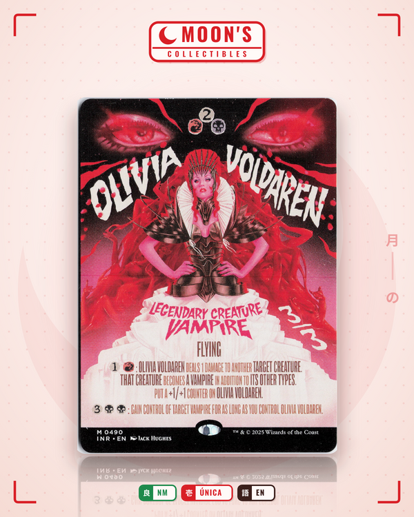 Carta Pokémon Olivia Voldaren · Innistrad Remastered #490 (NM) — pieza única en Moon's Collectibles México