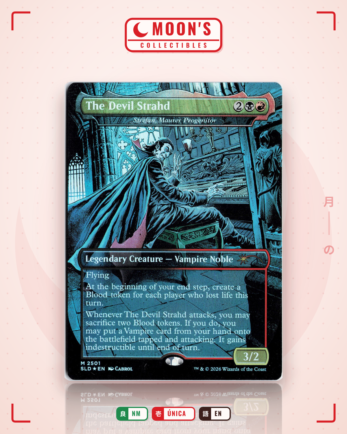 Carta Pokémon Strefan, Maurer Progenitor (Foil) · Secret Lair Drop #2501 (NM) — pieza única en Moon's Collectibles México